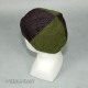 Woolen hat in herring bone pattern - two colors