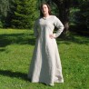 Natural linen Viking dress
