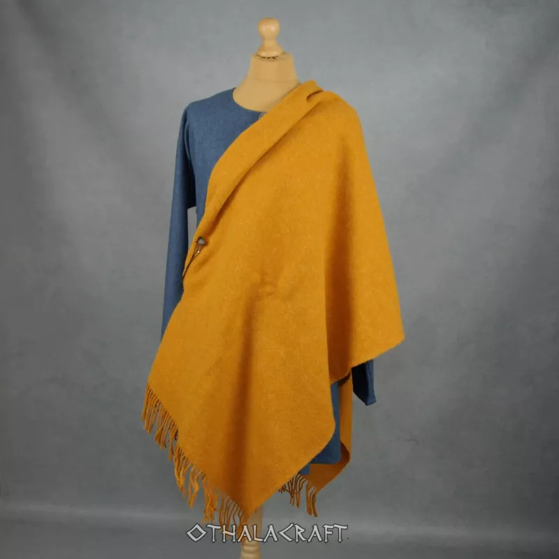 Honey yellow Viking cape