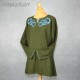 Woolen tunic with embroidery, Viking, early medieval