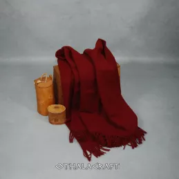 Burgundy red Viking cape