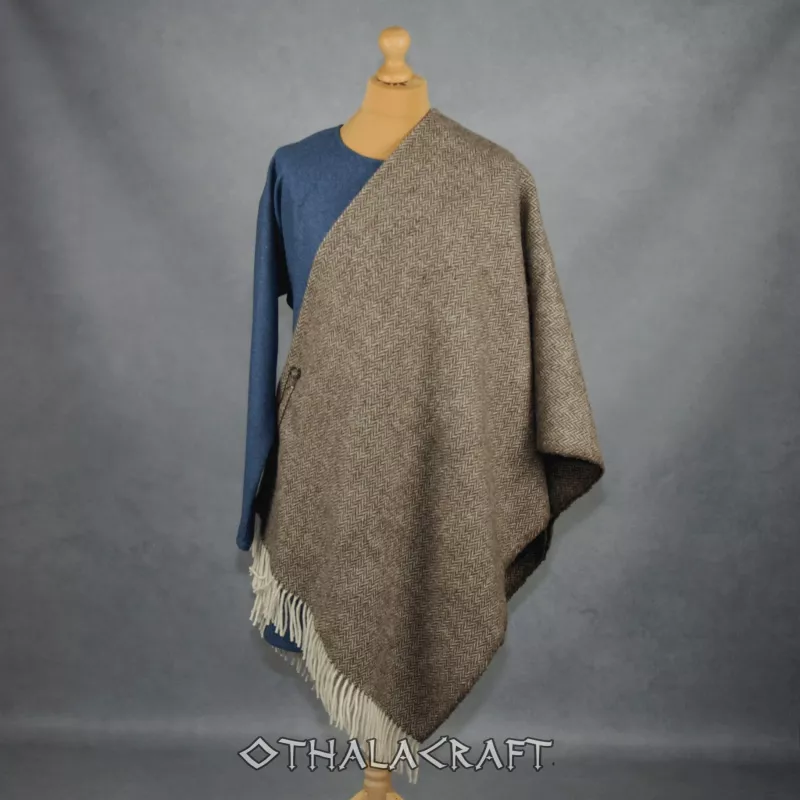 Light brown Viking cape