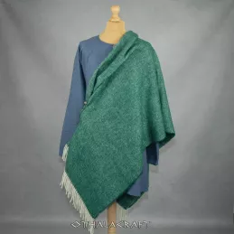 Forest green Viking cape