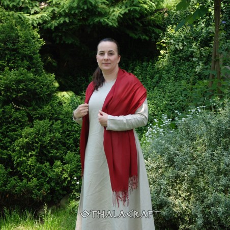 Dunkelroter Kaschmirschal