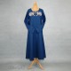 Woolen Viking dress with silk embroidery