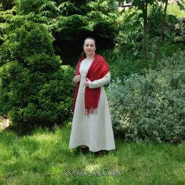 Dark red Cashmere shawl