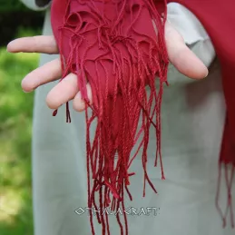 Dark red Cashmere shawl