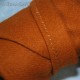 Leg wraps for Viking - tabby pattern in rusty orange