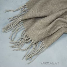 Beige shawl in soft wool - Viking Age