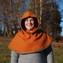 Hood from Hedeby – dark orange