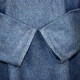 Woolen Viking dress - diamond pattern blue