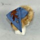 Triangle hat for Viking with embroidery