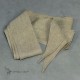 Linen leg wraps - natural linen