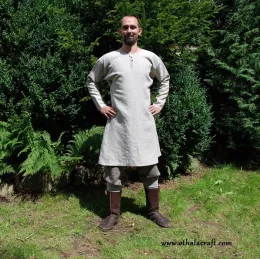 Hand sewn linen Viking tunic.