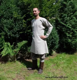 Hand sewn linen Viking tunic.