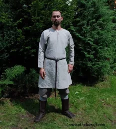 Hand sewn linen Viking tunic.