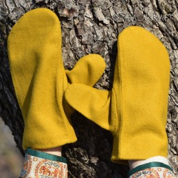 Wikinger-Handschuhe aus Wolle