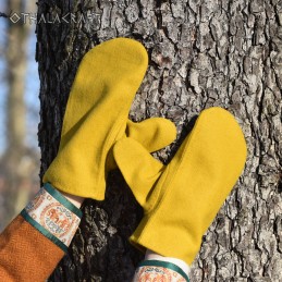 Wikinger-Handschuhe aus Wolle