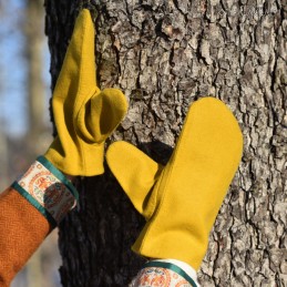 Wikinger-Handschuhe aus Wolle
