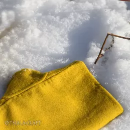 Viking woolen mittens.