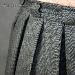 Haithabu-Hose, Hedeby-Hose – grau/dunkelgrau.