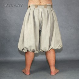 Haithabu-Hose, naturfarbenes Leinen/beige