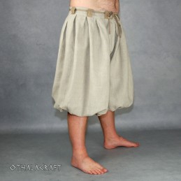 Haithabu-Hose, naturfarbenes Leinen/beige