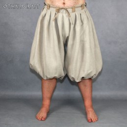 Haithabu-Hose, naturfarbenes Leinen/beige