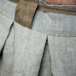 Haithabu trousers, viking pants – natural linen/beige.