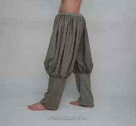 Viking trousers – light green herring bone.