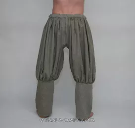 Viking trousers – light green herring bone.