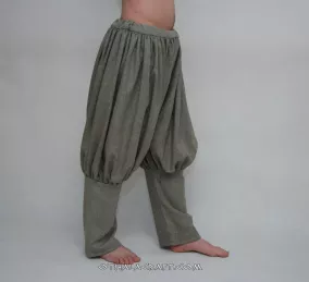 Viking trousers – light green herring bone.