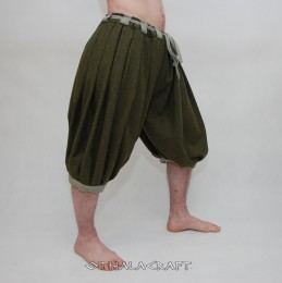 Haithabu-Hose – grün/hellgrün.