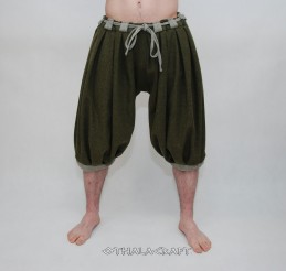 Haithabu-Hose – grün/hellgrün.