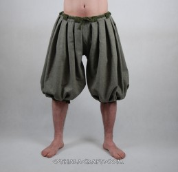 Haithabu-Hose – grau/dunkelgrün