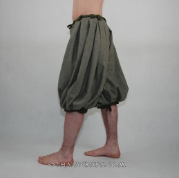 Haithabu-Hose – grau/dunkelgrün