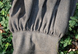 Wikingerhose aus dunkelbrauner Wolle