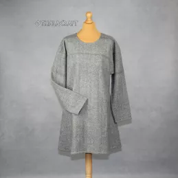 Viking tunic hand sewn - herring bone wool.