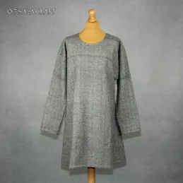 Viking tunic hand sewn - herring bone wool.