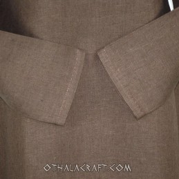 Braunes Wikinger-Leinenkleid