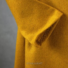 Wikinger-Wollkleid – honiggelb.