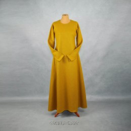 Wikinger-Wollkleid – honiggelb.