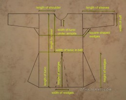 Wikinger-Leinentunika – Honigton