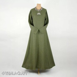 The cut of dress is based on found from Haithabu (Hedeby)