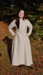 Linen dress 100% hand sewn