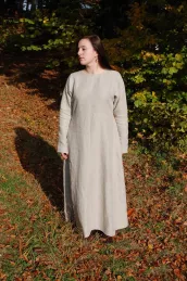 Linen dress 100% hand sewn