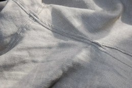 Leinenkleid, 100 % handgenäht