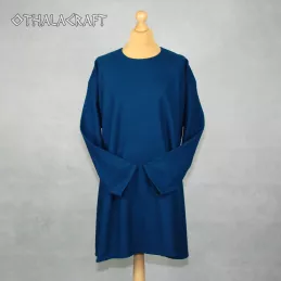 Viking woolen tunic, early medieval – dark blue