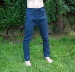 Thorsberg-Hose aus Leinen – dunkelblau.