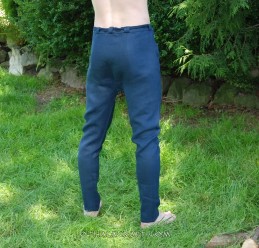 Thorsberg-Hose aus Leinen – dunkelblau.